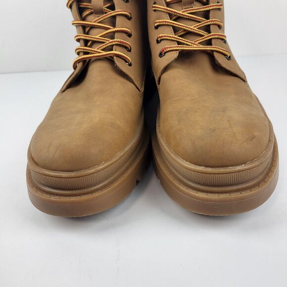 Madden by Steve Madden Gabber Boots Lace Up Ortholite Leather Size 14 - Picture 6 of 16